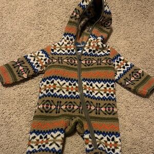 Old Navy Multicolor Patterned Kids Footie